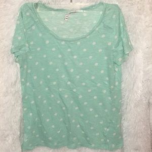 Mint green tee shirt